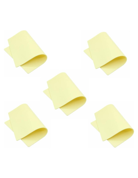 5 Piezas Piel de Práctica de Tatuaje 3mm Silicona Doble Cara