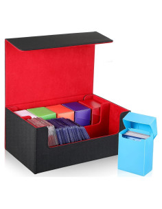 Caja de Cartas Yexiya 7 Piezas con Estuche de Cuero