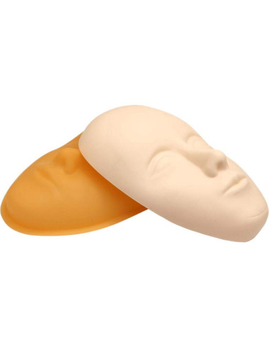 Cabeza de Práctica Tatuaje Facial Silicona 3 Pcs Healthcom