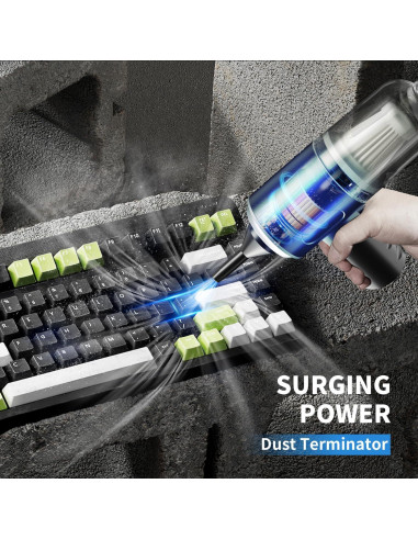 Aspiradora de Mano Inalámbrica Vcwtty 12000PA Mini Portátil