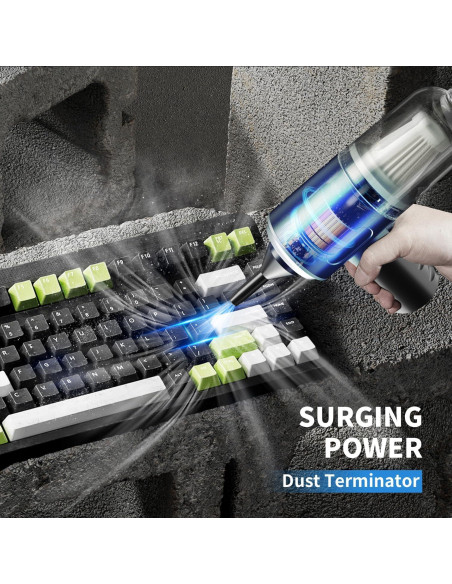 Aspiradora de Mano Inalámbrica Vcwtty 12000PA Mini Portátil