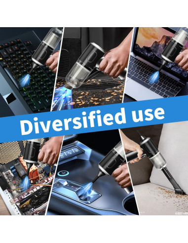 Aspiradora de Mano Inalámbrica Vcwtty 12000PA Mini Portátil