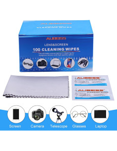 Toallitas de Lente Prehumedecidas ALIBEISS 100 Unidades 2