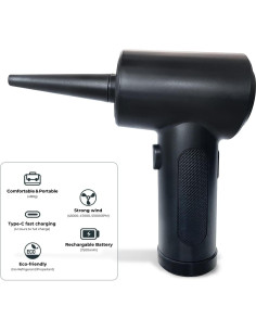 Soplador de Aire Inalámbrico VASOCO 51000RPM 7500mAh 2