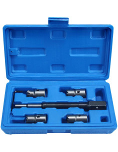 Juego de limpieza de asientos de inyectores UTMALL 19 piezas 2