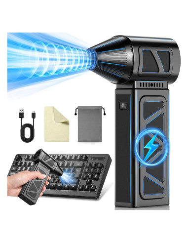 Soplador de Aire Comprimido Hingso 360000 RPM Inalámbrico