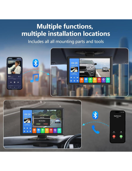 Sistema de Cámara de Respaldo 4 Canales Camotop 10.26" 1080P