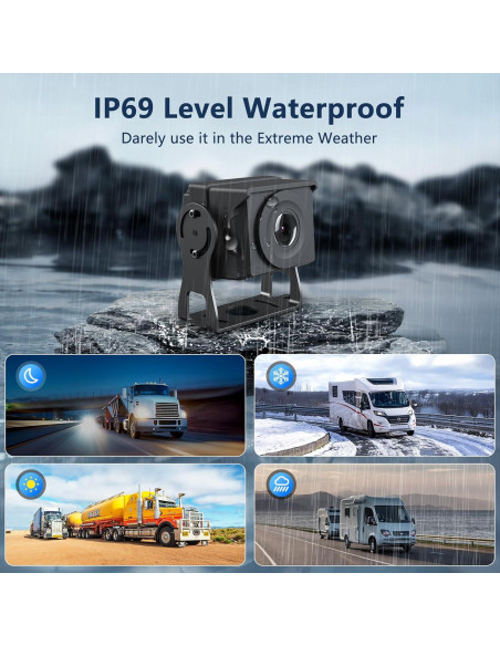 Sistema de Cámara de Respaldo 4 Canales Camotop 10.26" 1080P