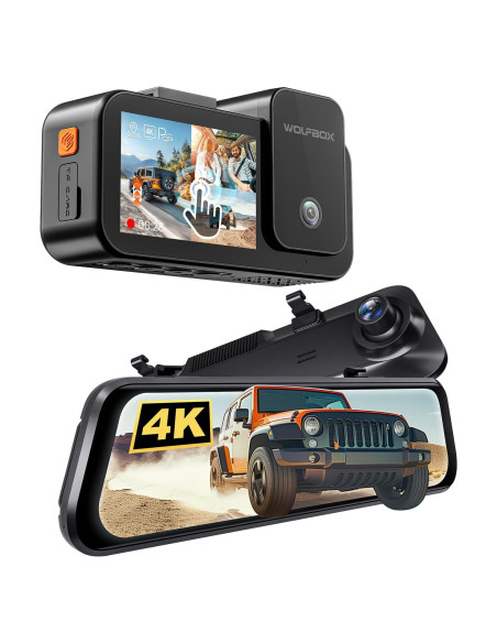 Cámara de Tablero WOLFBOX G850 PRO y X5 4K 3 Canales