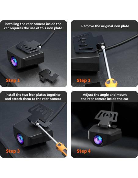 Cámara Trasera WOLFBOX 1080P IP68 para G840S/G840H/G930/G850