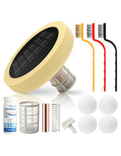 Ionizador Solar de Piscina Qualirey 45,000 Galones Amarillo