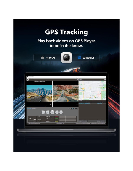 Cámara Espejo WOLFBOX G930 4K + Cámara Dash 3 Canales X5