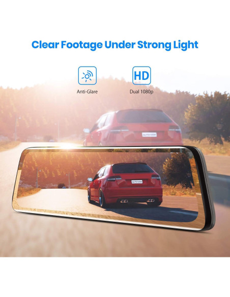 Cámara de Espejo Retrovisor AUTO-VOX V5PRO 1080P 9.35"