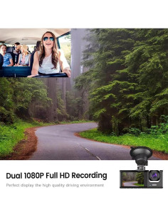 Cámara de tablero SHANGREN 1080P Dual con G-Sensor 2