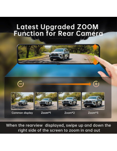 Cámara de Espejo Retrovisor Martalk G850+ 4K UHD con GPS 2
