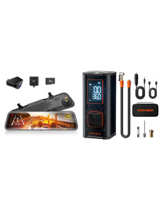 Inflador de Neumáticos WOLFBOX 12000mAh 150PSI y Cámara Espejo 4K