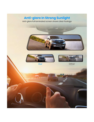 Cámara de Espejo Retrovisor AUTO-VOX T9PRO 9.35" FHD