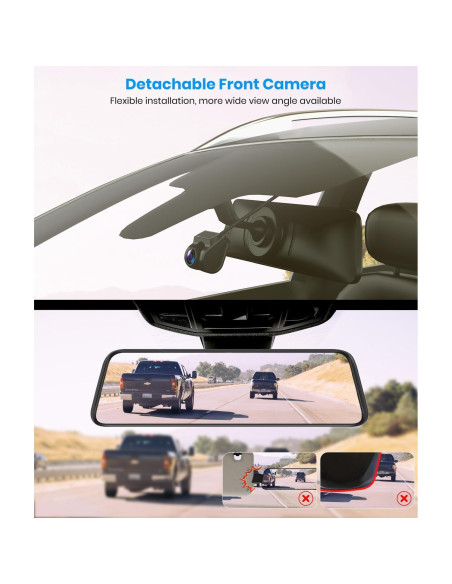 Cámara de Espejo Retrovisor AUTO-VOX T9PRO 9.35" FHD