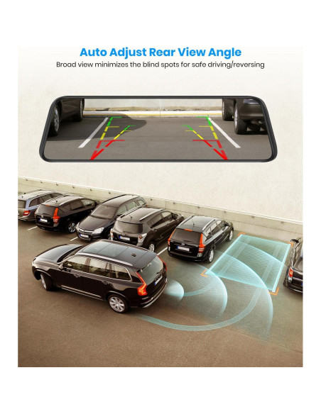 Cámara de Espejo Retrovisor AUTO-VOX T9PRO 9.35" FHD