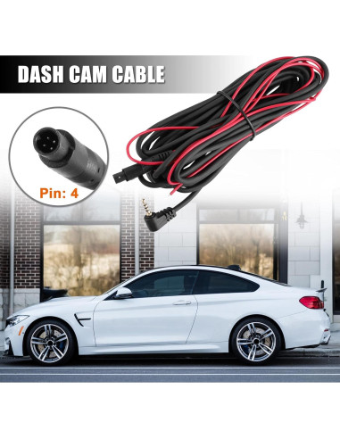 Cable de Extensión para Cámara de Respaldo X AUTOHAUX 5.5m 4 Pines