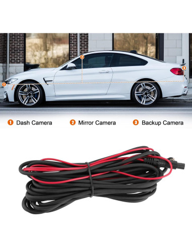 Cable de Extensión para Cámara de Respaldo X AUTOHAUX 5.5m 4 Pines