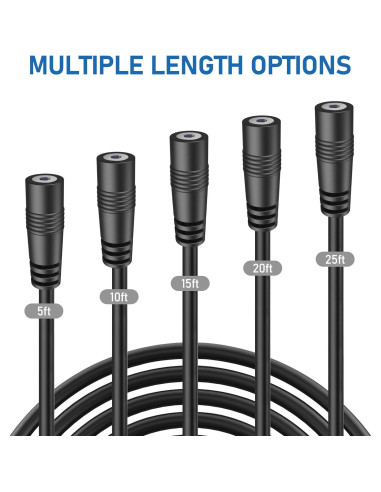 Cable de Extensión YQMAJIM 1.52m para Cámara de Respaldo 2.5mm