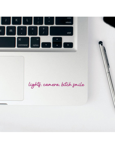 3 Calcomanías de Vinilo Rosa para Espejo Retrovisor de Coche