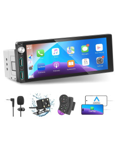 Estéreo de Coche LSLYA RK-680 1 DIN 6.9" Pantalla Táctil