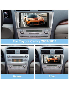 Radio de Coche Android 11 9" para Toyota Camry 2007-2011 2