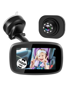Espejo de Coche para Bebé Shybaby 1080P con Visión Nocturna