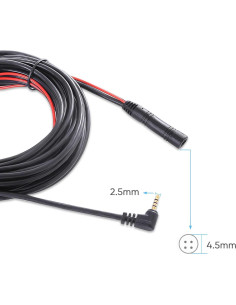 Cable de cámara trasera 10m 4 pines a 2.5mm PixelMan 2