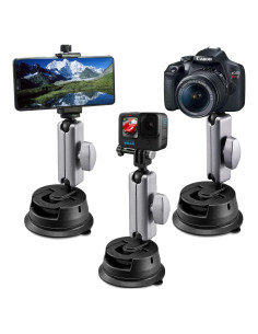 Soporte Universal para Coche Suptig, Ventosa 360 para Smartphones y Cámaras