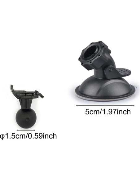 Soporte de Ventosa para Cámara DVR OctinPris con 14 Adaptadores