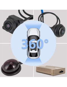 Sistema de Cámara 360 Betteri DVR 720P con Visión Nocturna 2