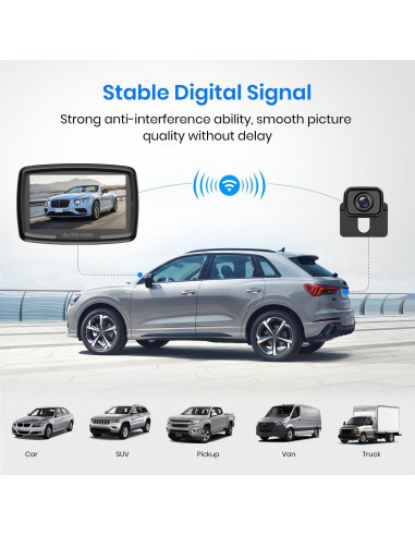 Cámara de Respaldo Inalámbrica AUTO-VOX CS-2 con Monitor 4.3"