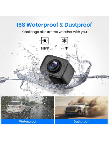 Cámara de Respaldo Inalámbrica AUTO-VOX CS-2 con Monitor 4.3"