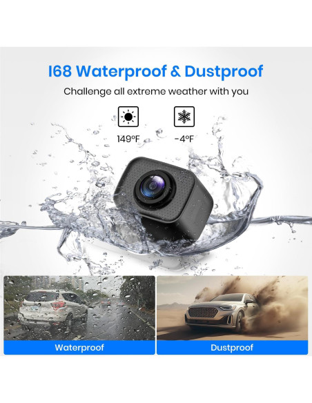 Cámara de Respaldo Inalámbrica AUTO-VOX CS-2 con Monitor 4.3"