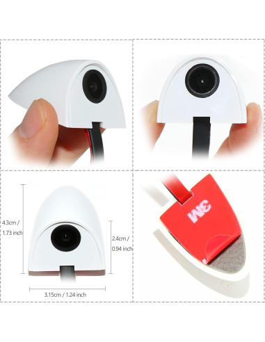 Cámara de Punto Ciego EWAY Mini 120 para Auto 12V