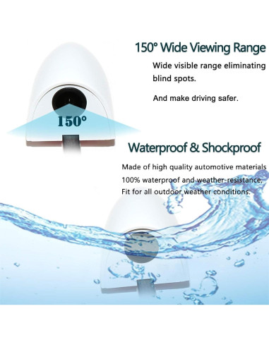 Cámara de Punto Ciego EWAY Mini 120 para Auto 12V
