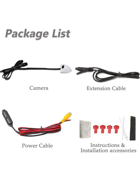 Cámara de Punto Ciego EWAY Mini 120 para Auto 12V