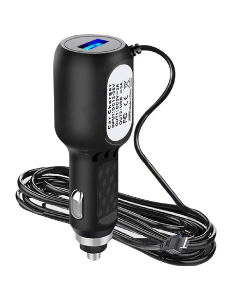 Cable de Carga Mini USB ATYFUER para Dash Cam y GPS 3.5m