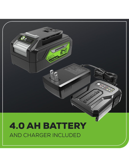 Pistola de Calor Greenworks 24V con Batería 4Ah y Cargador