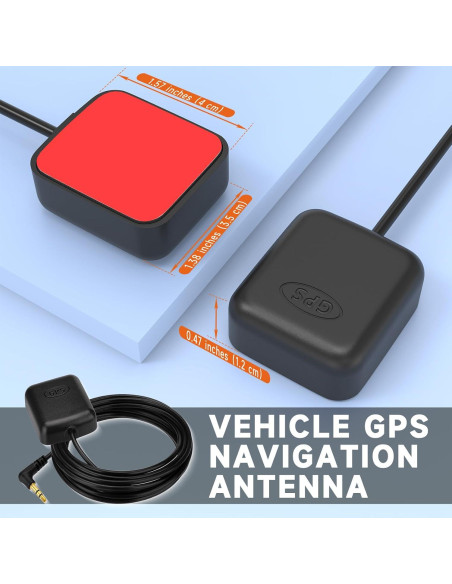 Antena GPS Activa Impermeable GODPEE 1.8m para Coche