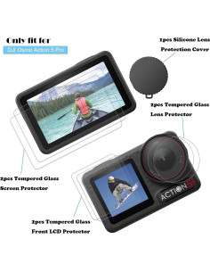 Protector de Pantalla PCTC para DJI Osmo Action 5 Pro 9H 2