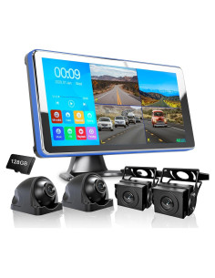 Cámara de Respaldo 4K ASLONG con Pantalla Táctil 10.36"