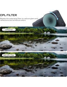 Filtro CPL Freewell para DJI Osmo Action 5 Pro - Mejora Colores 2