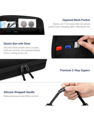 Funda Dura JJC para DJI Osmo Action 5 Pro/4/3 - Estuche Impermeable