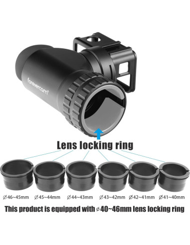 Adaptador de cámara lateral Forevercam para DJI Osmo Action 3/4