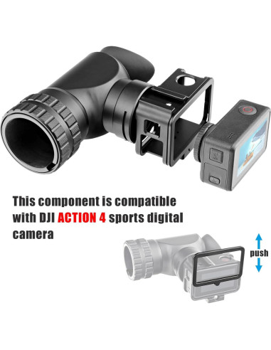 Adaptador de cámara lateral Forevercam para DJI Osmo Action 3/4