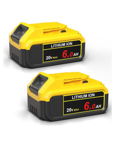 Batería de Reemplazo 6.0Ah COKYISS para Dewalt 20V - 2 Pzas